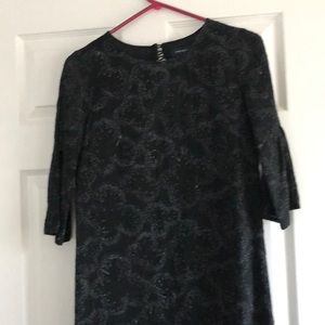 French Connection beautiful black sequined dress